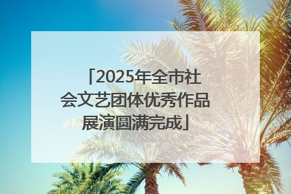 2025年全市社会文艺团体优秀作品展演圆满完成