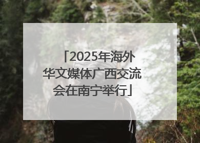 2025年海外华文媒体广西交流会在南宁举行